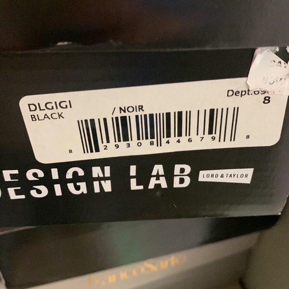 Design Lab Black Studded Sandals - Picture 3 of 4